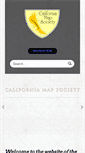 Mobile Screenshot of californiamapsociety.org